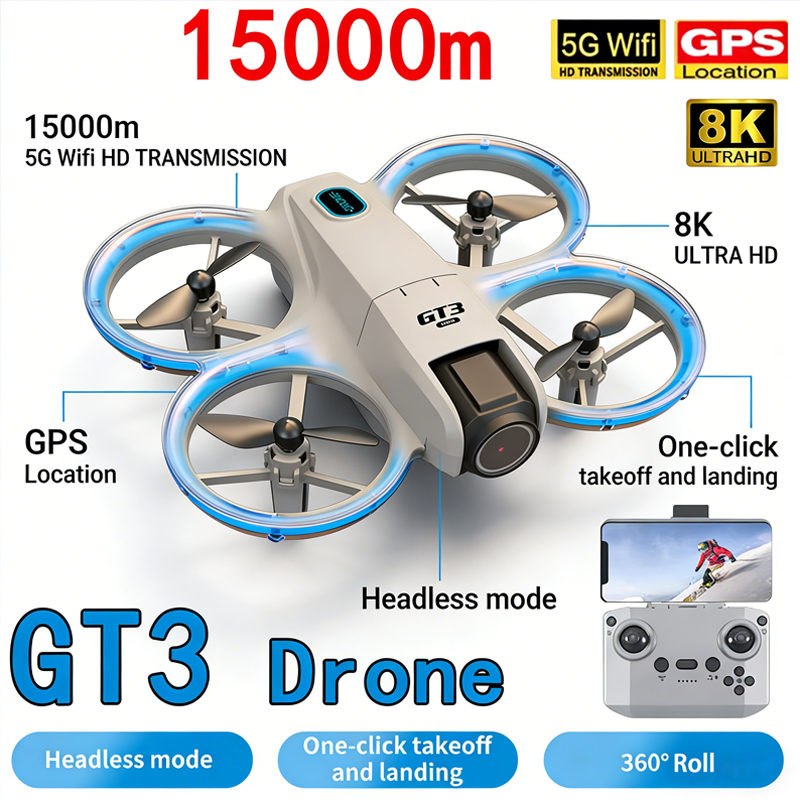 Drone Video Production - โดรนรุ่นใหม่ GT3 MAX 8K HD ถ่ายภาพทางอากาศ