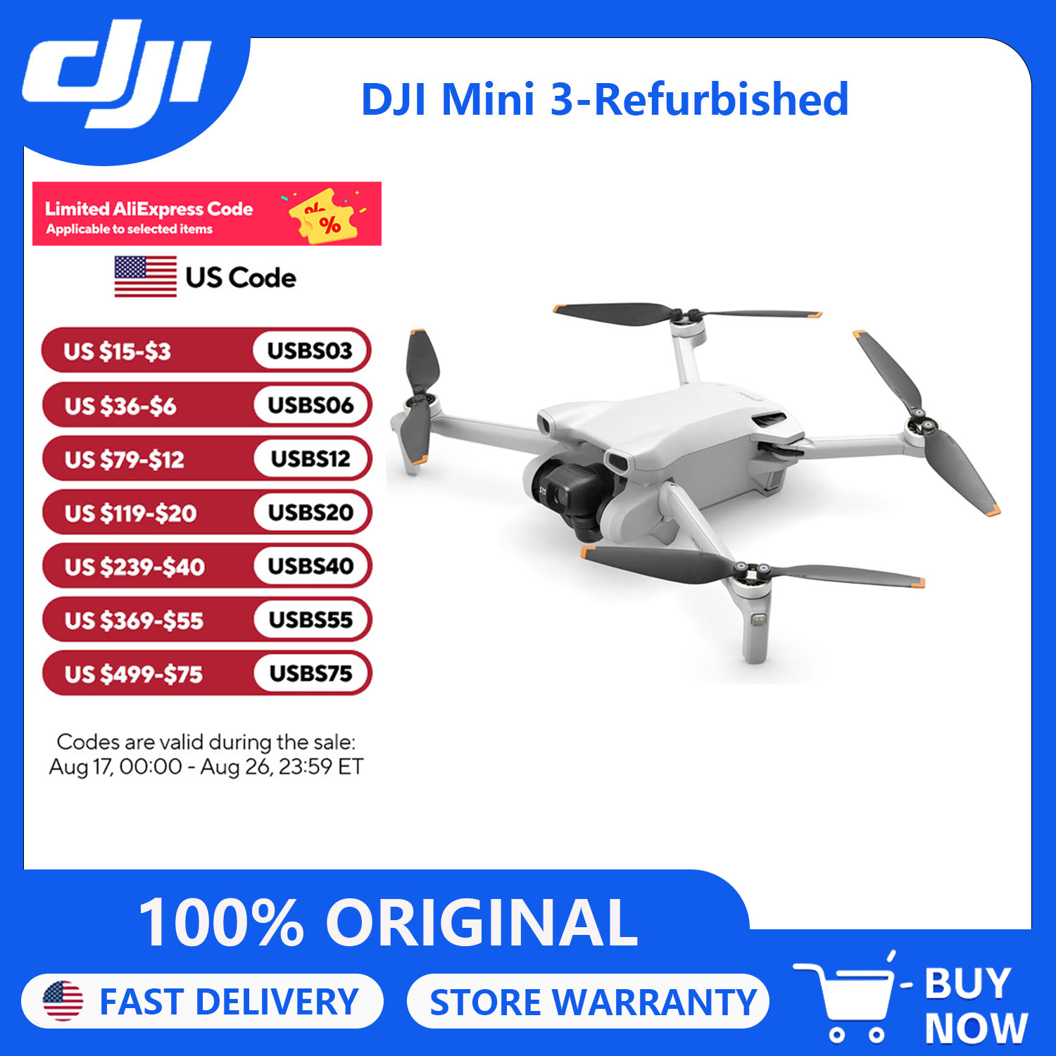 Drone Photogrammetry - ซ่อมแซมโดรน DJI Mini 3 พร้อมกล้องสำหรับผู้ใหญ่ 4K