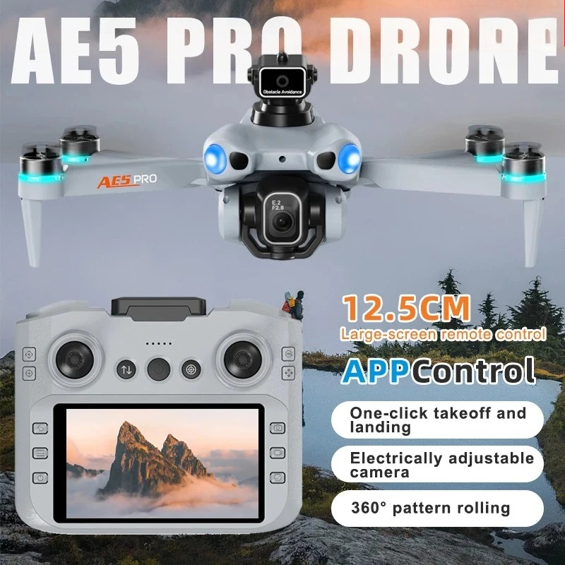 Drone Photogrammetry - โดรนรุ่นใหม่ 2026 AE5 พร้อมกล้อง 4K ระดับมืออาชีพ