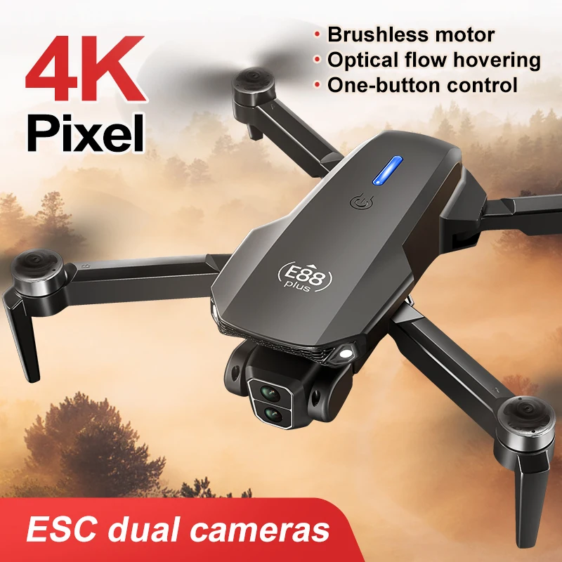 โดรนโดรน E88 Plus ใหม่: 90 °   - Drone Lidar บทวิจารณ์และราคา