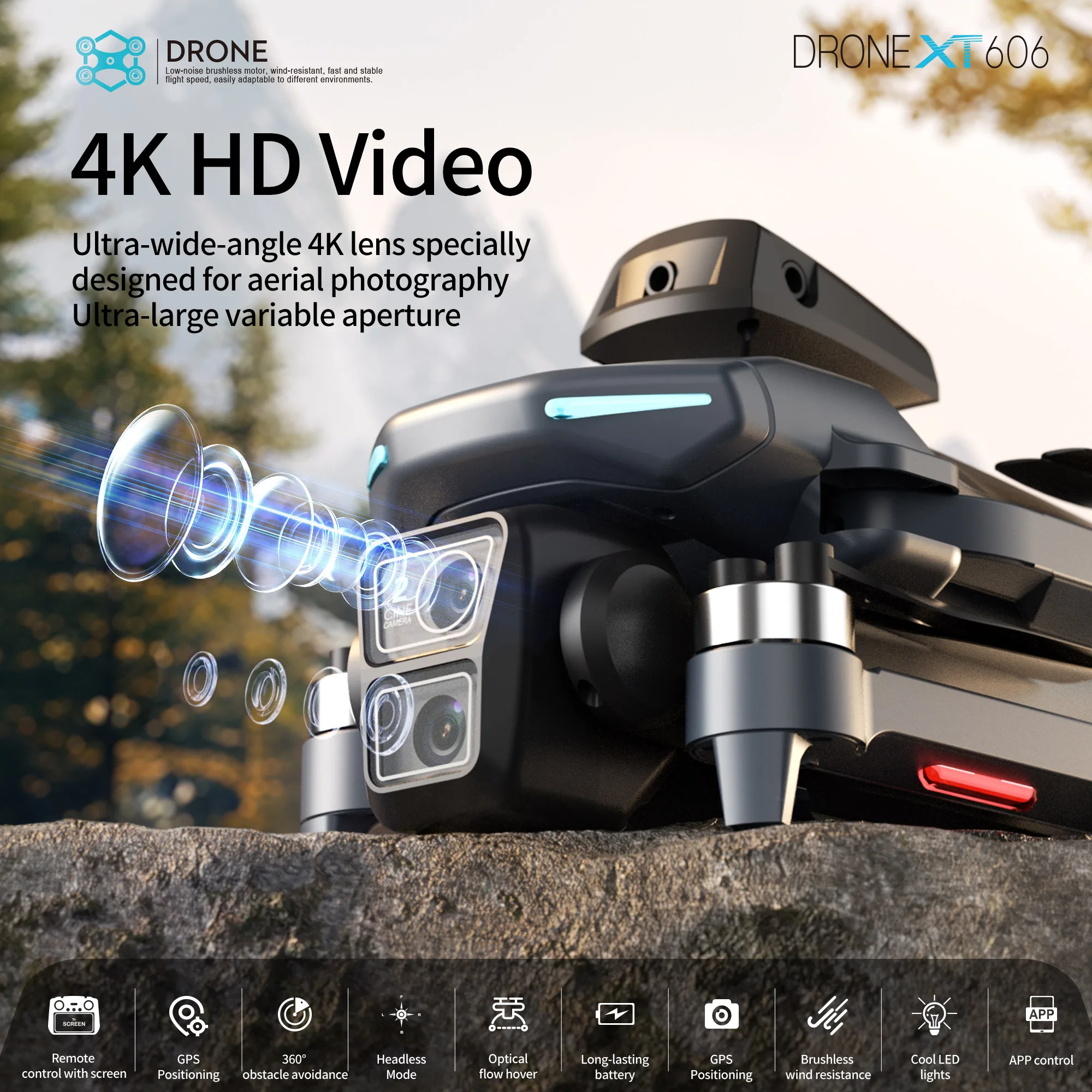 โดรน XT606 MAX GPS รุ่นดั้งเดิ - Drone Photogrammetry บทวิจารณ์และราคา