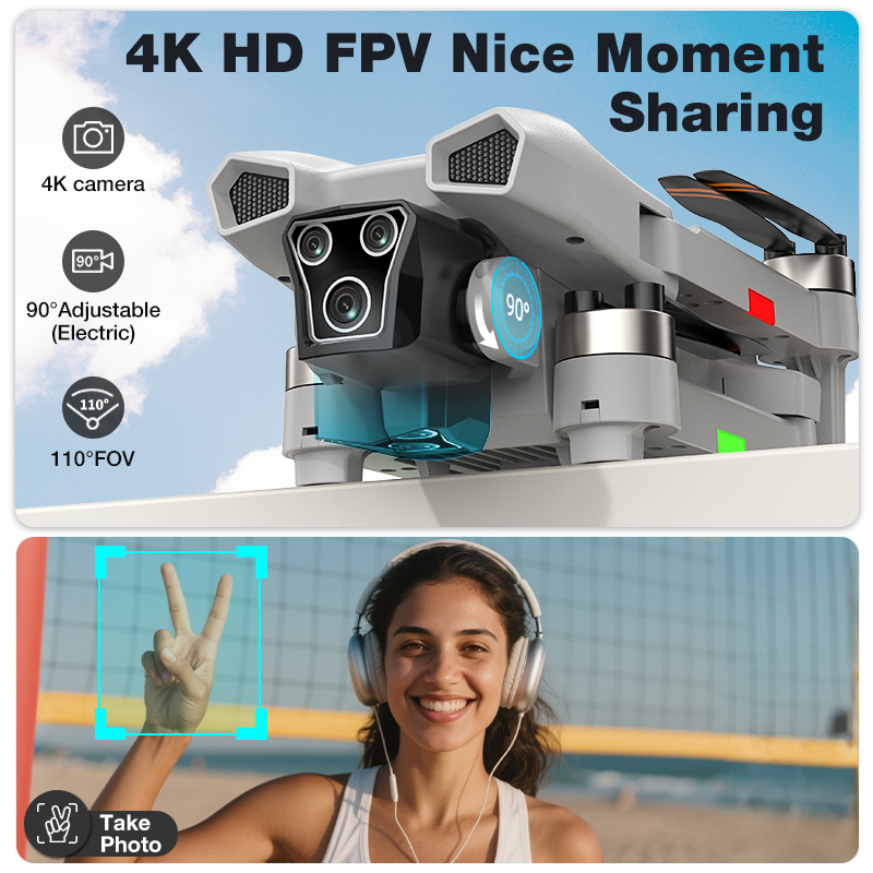 โดรนรุ่นใหม่ L017 Pro Brushles - Drone Photogrammetry บทวิจารณ์และราคา