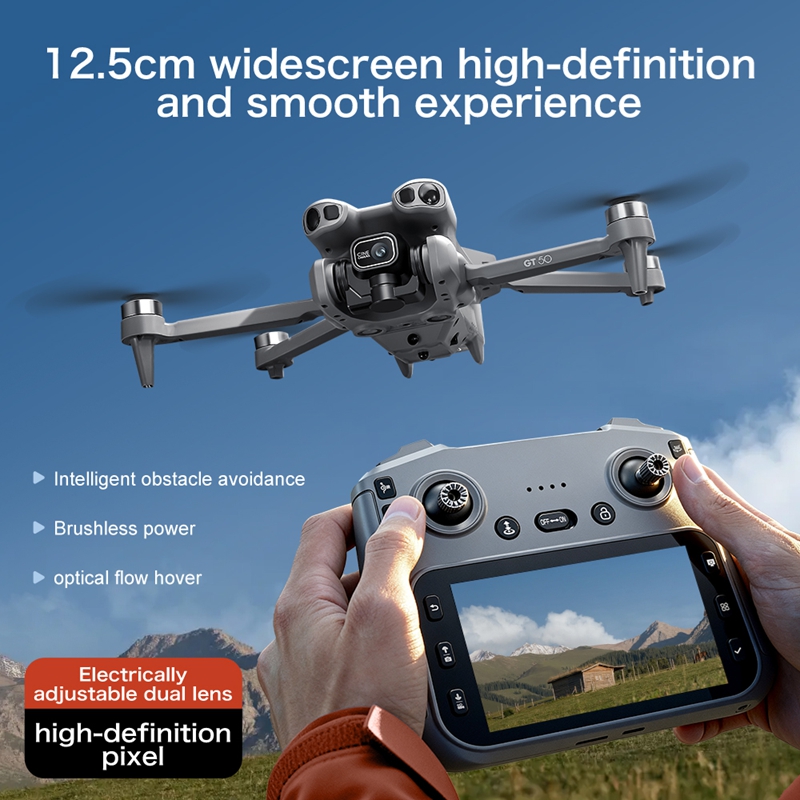 โดรนจิ๋ว GT50 กล้องคู่ 8K โดรน - Drone Video Production บทวิจารณ์และราคา